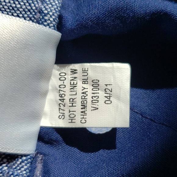 Old Navy High Rise Wide Leg Chambray Blue Pants - Size XXL - Picture 8 of 8